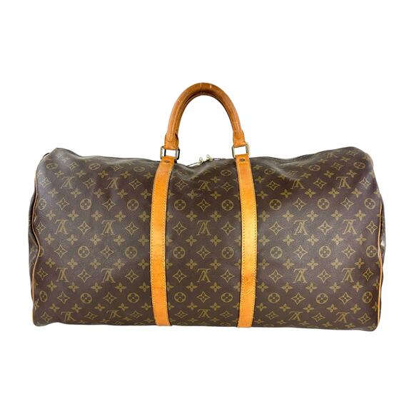 Louis Vuitton Vintage Monogram Keepall 60 Travel Bag - Picture 1 of 10